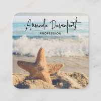 Starfish sur une plage de sable Photo