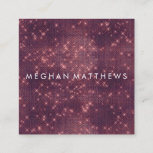 Carte De Visite Carré Styliste de la beauté des étincelles gothiques f