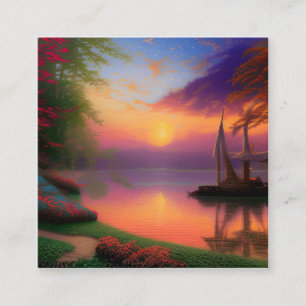 Carte De Visite Carré Sunshine Graphic