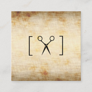 Carte De Visite Carré Support de sarrasins / Texture Vintage