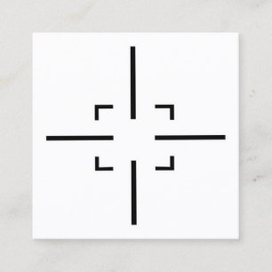 Carte De Visite Carré Tir sportif