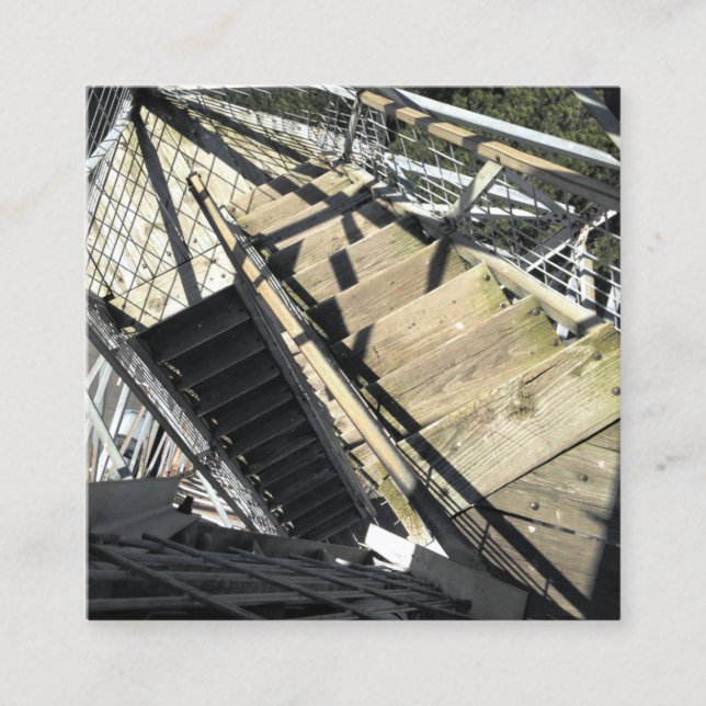 Carte De Visite Carré tour de razorback en eureka springs (Devant)