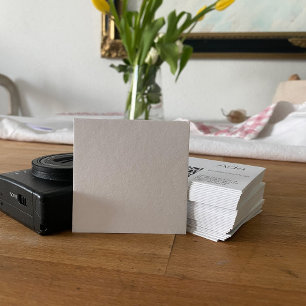 Carte De Visite Carré Typographie, gelb, schwarz, Cool und Dezent