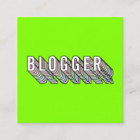 Un néon tendance vert 3d typographie blogueur mini