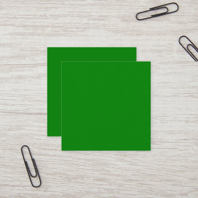 Carte de visite Carré Vert (Devant/Arrière en situation)