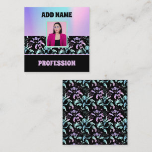 CARTE DE VISITE CARRÉ VIBES TÉMOINS HOLOGRAPHIQUES