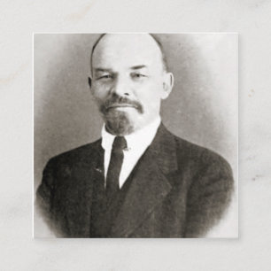 Carte De Visite Carré Vladimir Lenin