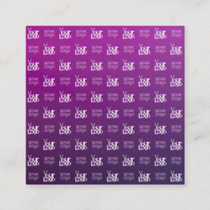 Carte De Visite Carré Votre logo   2 images ou logos d'entreprise téléch