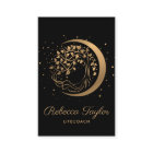 yoga lune feminine vie coach arbre de vie or