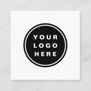 Carte De Visite Carré Your Business Logo Promoteur Business Company