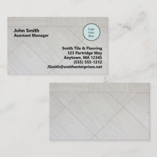 Carte De Visite Carrelage Style Logo Information Entreprise Entrep