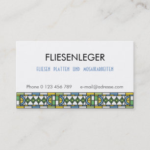 Carte De Visite Carreleur