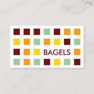 Carte De Visite Carrés de mod de BAGELS