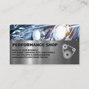 Carte De Visite Carrosserie Boutique de performance Phares
