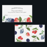 Carte De Visite Carton d'insertion de fraise Berry Sweet<br><div class="desc">Carton d'insertion de fraise Berry Sweet</div>