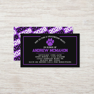 Carte De Visite Cartons d'invitation miniatures de remise de diplô