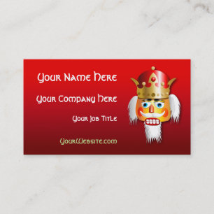 Carte De Visite Cartoon King Nutcracker customisé