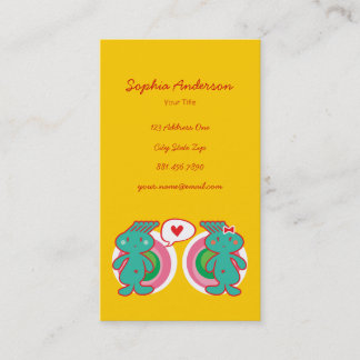 Carte De Visite Cartoon mignon Fun Sweet Funny Funky