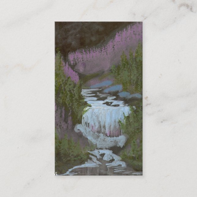 Carte De Visite Cascade de minuit (Devant)