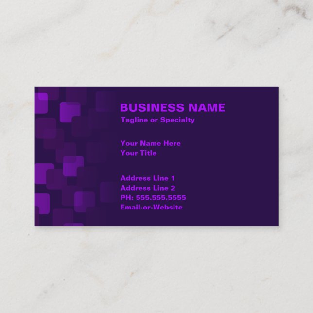 Carte De Visite cascades rétro (Devant)