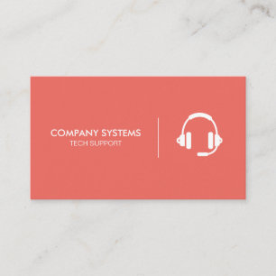 Carte De Visite Casque d'entreprise simple
