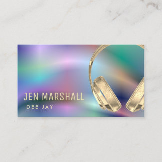 Carte De Visite Casque DJ