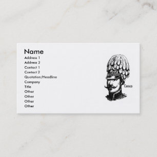 Carte de visite Casquette vintage