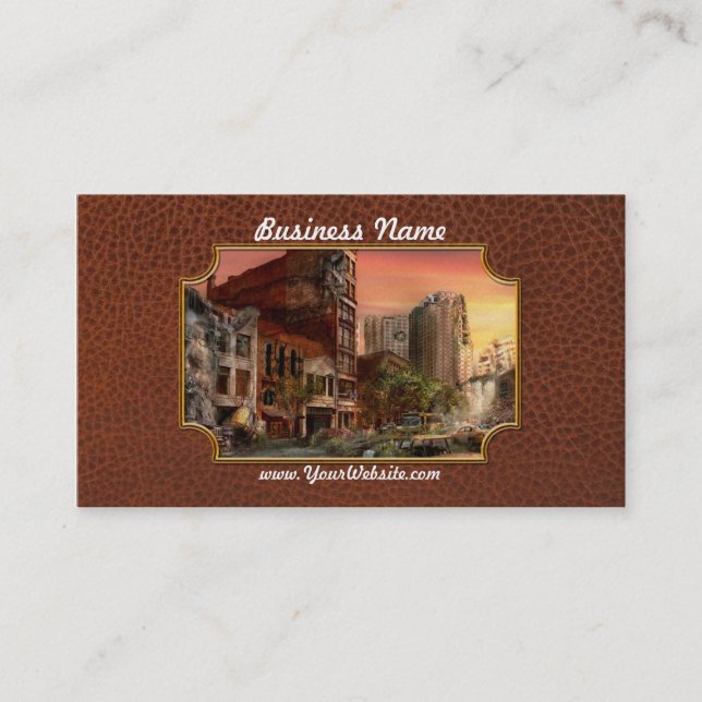 Carte De Visite Catastrophe - Pittsburgh, PA - Le Bogue de l'an 20 (Devant)