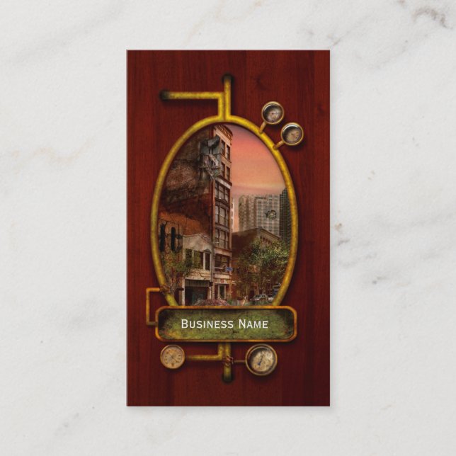 Carte De Visite Catastrophe - Pittsburgh, PA - Le Bogue de l'an 20 (Devant)
