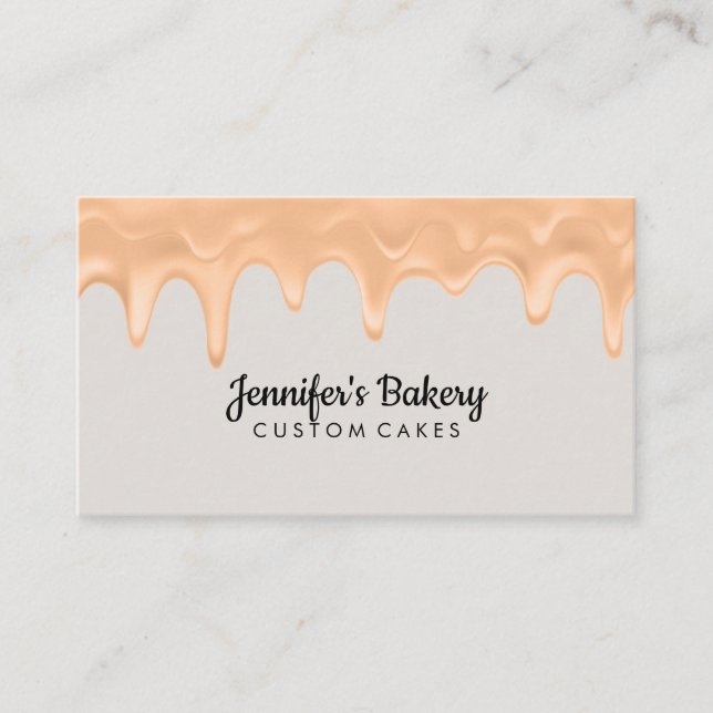 Carte De Visite Catering de desserts pour petit-déjeuner (Devant)