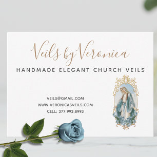 Carte De Visite Catholique Vierge Marie Religieux Chrétien