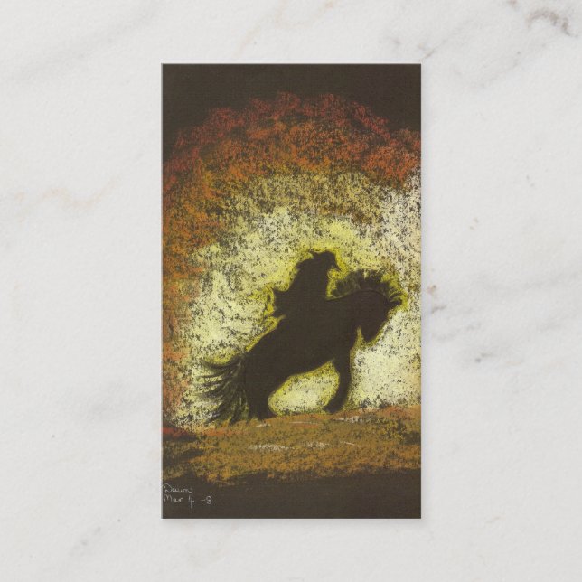 Carte De Visite cavalier de tempête (Devant)