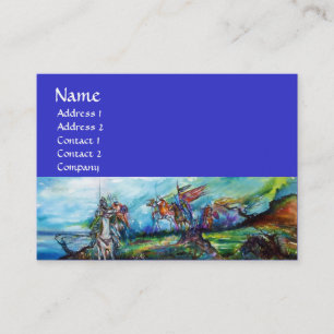 CARTE DE VISITE CAVALIERS DANS LA TEMPÊTE