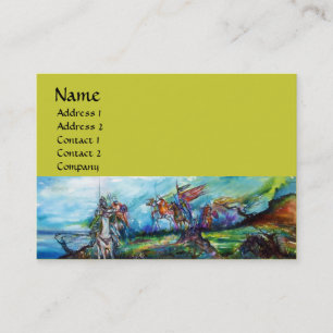 CARTE DE VISITE CAVALIERS DANS LA TEMPÊTE