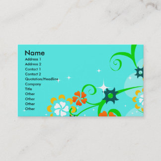 Carte De Visite CC-055.ai, Nom, Adresse 1, Adresse 2, Contact ...