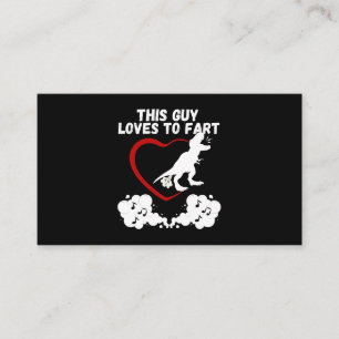Carte De Visite Ce type adore péter Funny Fart quote Gifts Mens