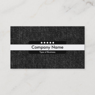Carte De Visite Centre Band 5 Spots - Denim Noir