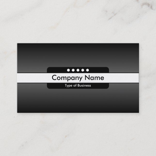 Carte De Visite Centre Band 5 Spots - Horizon Glow 09 (Devant)