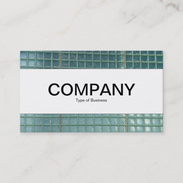 Carte De Visite Centre Band  - Glass Wall 01 (Devant)