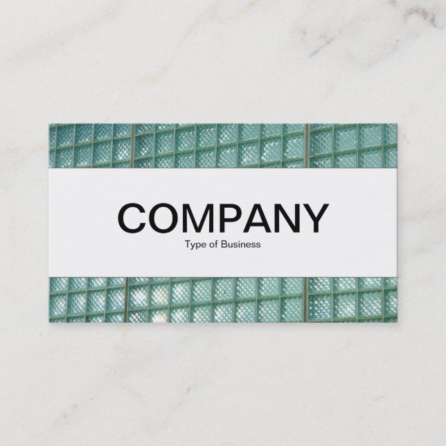Carte De Visite Centre Band  - Glass Wall 03 (Devant)