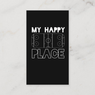 Carte De Visite Centre de défense du joueur de hockey sur glace