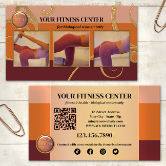 Carte De Visite Centre de fitness réservé aux femmes