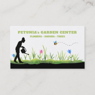 Carte De Visite *~* Centre de jardin Pépinière Horticulturiste Mod