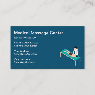 Carte De Visite Centre de massage Médicale