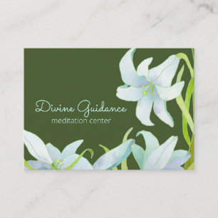 Carte De Visite Centre de méditation Madonna Lily