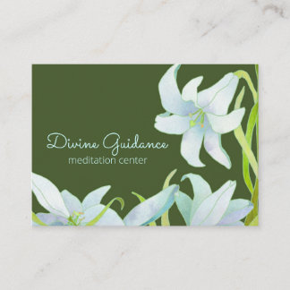 Carte De Visite Centre de méditation Madonna Lily