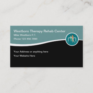 Carte De Visite Centre de réadaptation en physiothérapie médicale