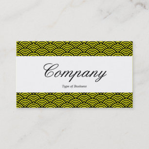 Carte De Visite Centre du groupe - Script - Motif d'écailles de po