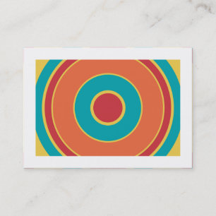 Carte De Visite Cercle coloré 05 (Bordé)