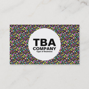 Carte De Visite Cercle - Couleurs Abstraites
